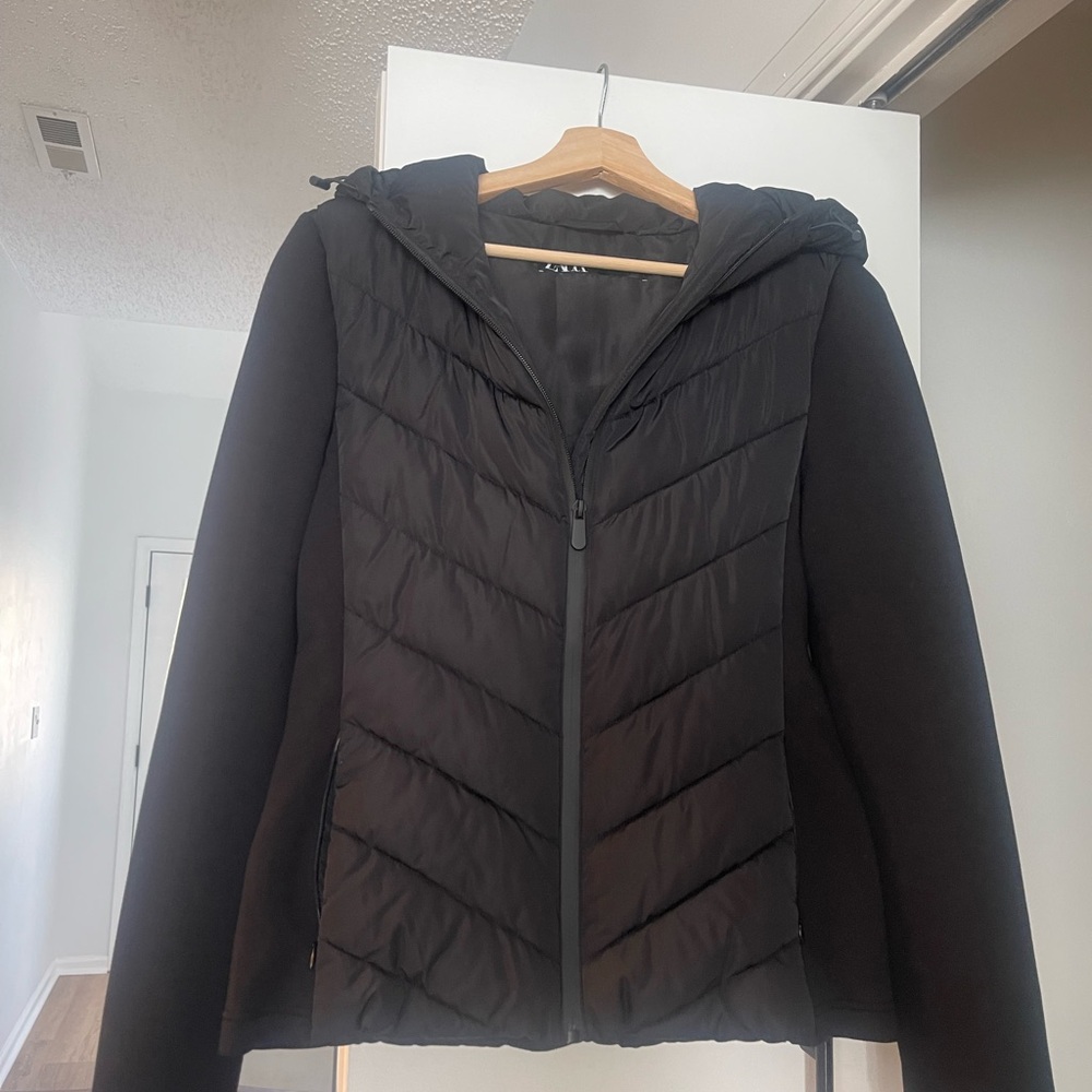 Zara combination puffer jacket, never worn